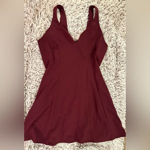 Burgundy Cocktail Dress
